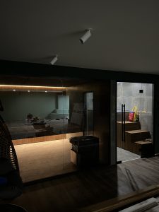 Установка стеклянного ограждения для бани и сауны в Тольятти Дизайн Стекло