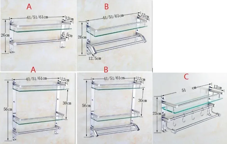 Как выбрать стеклянные полки для ванной